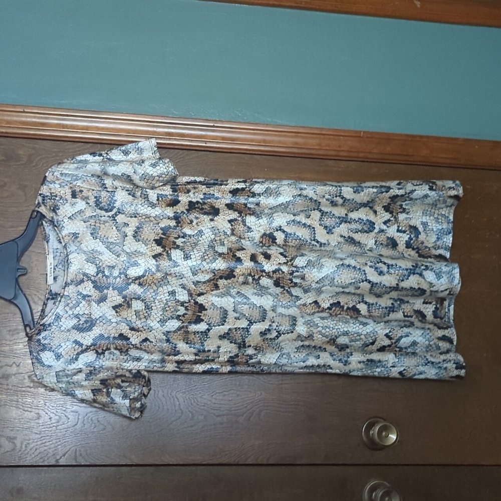 Boutique Snakeskin look dress size small